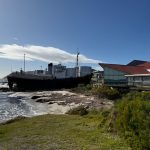 Whaling ship, outside Historic Whaling Station Whaling ship, outside Historic Whaling Station